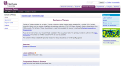 Desktop Screenshot of etheses.dur.ac.uk