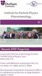 Mobile Screenshot of ippp.dur.ac.uk